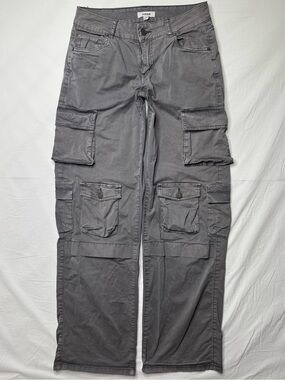 Garage - Gray Multi-Pocket Cargo Pants